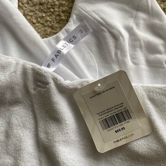 Fabletics Island Terry Halter Dresses - Picture 3 of 7